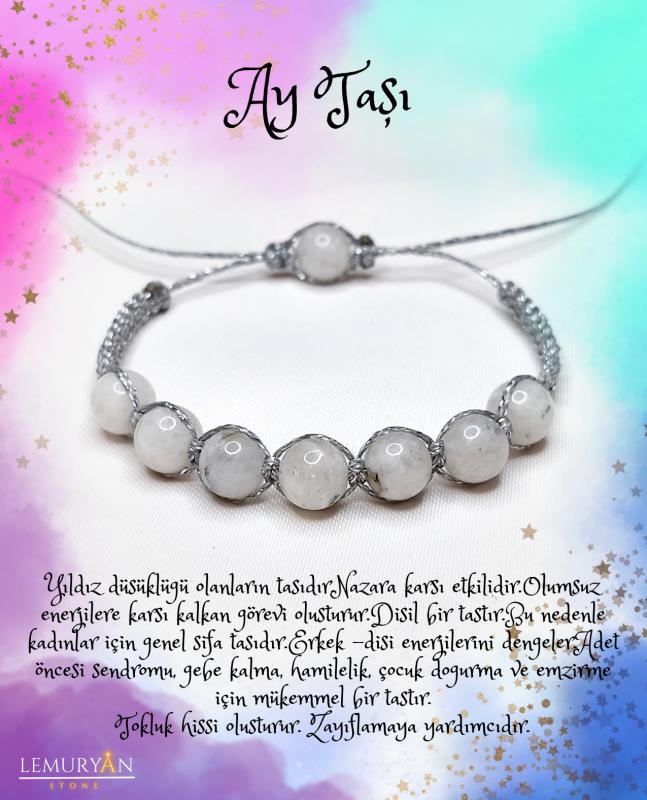 Aytaşı Silver İpli Ayarlanabilir Bileklik