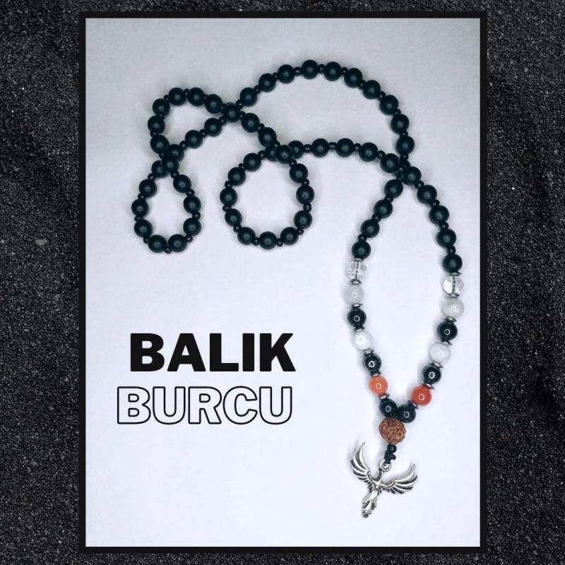 Zümrüdüanka Balık Burcu Kolyesi