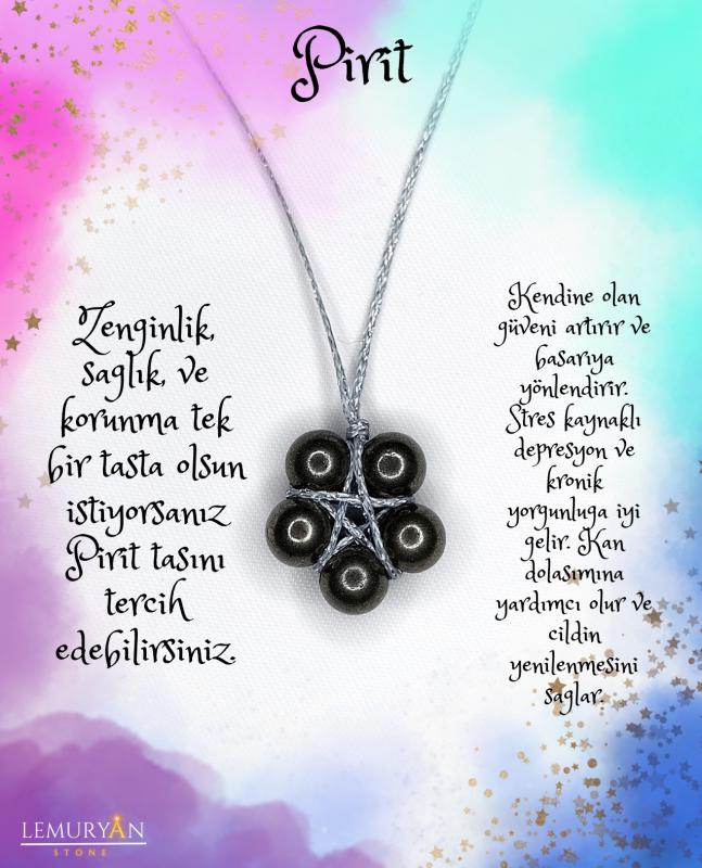 Pirit Pentagram Kolye