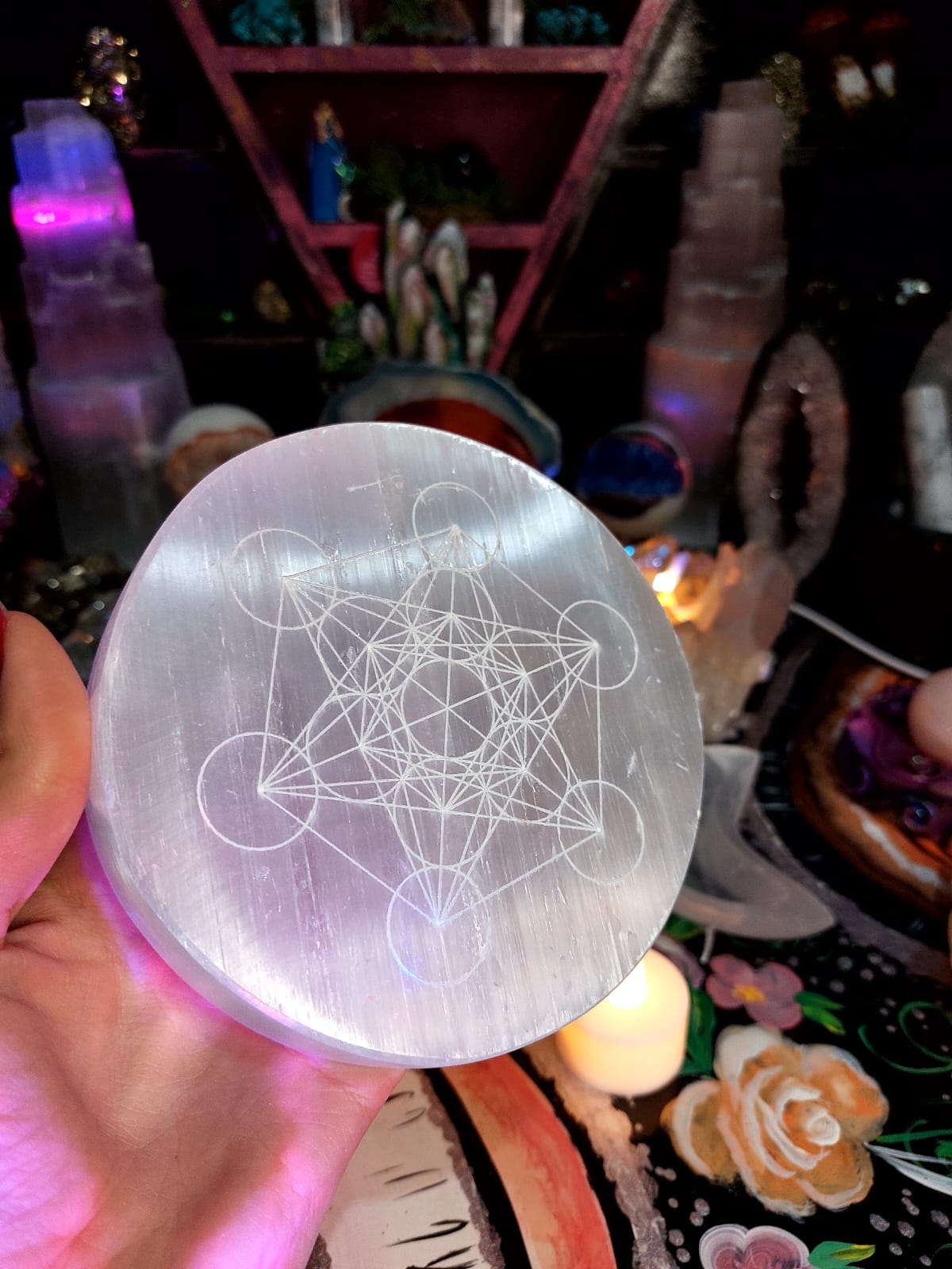 Selenit Metatron Disk 