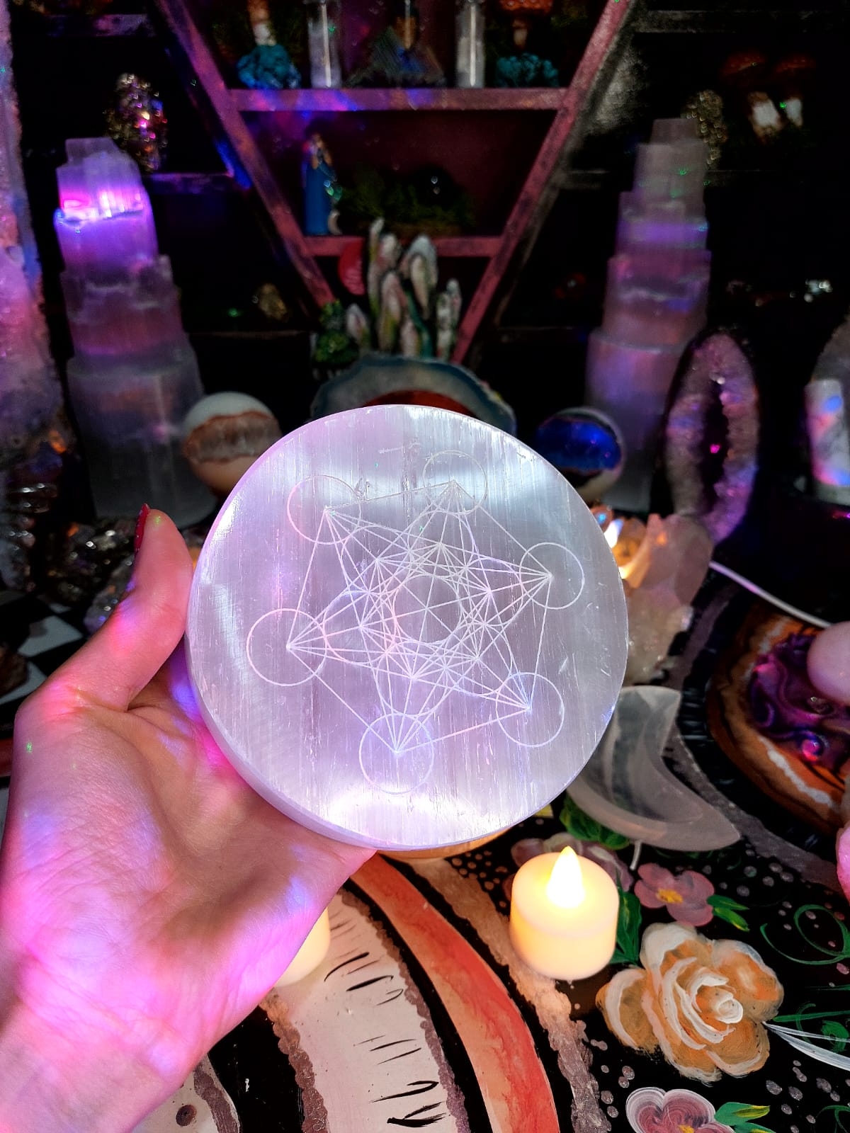 Selenit Metatron Disk 