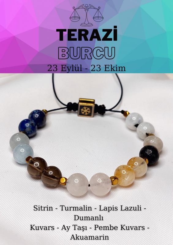 Terazi Burcu Ayarlanabilir Unisex Bileklik